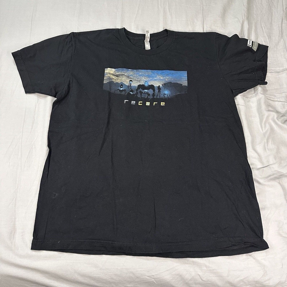 ReCore T-Shirt Size XL XBox Comcept Armature Studio Video Game Promo Black